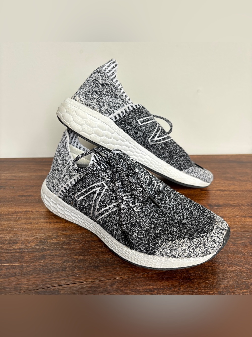 New Balance Sneakers Women's Size 7 Fresh Foam Cruz Sockfit Running Shoes Black